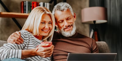 couple browsing on tablet