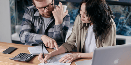 Couple looking at ways to consolidate debt 