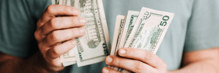 Counting money 