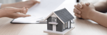 Investment property house figurine 