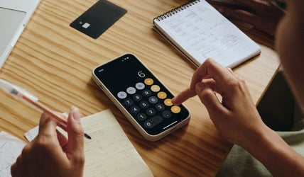 person budgeting this spring