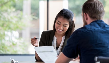 Person transferring credit card debt to save 