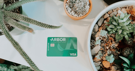 Advantage credit card being used for plants