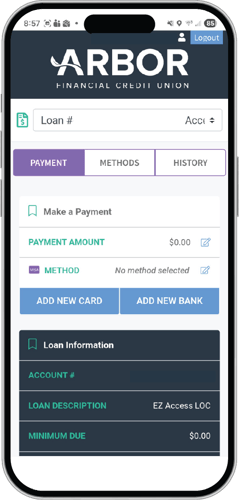 Make a Payment Screenshot