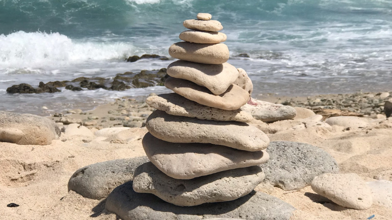 A photo Laurie took of rocks 