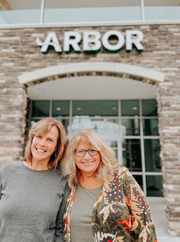 Joanne Shinar with member, Jane C.