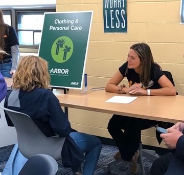 Students participate in the Mattawan High School Reality Fair.