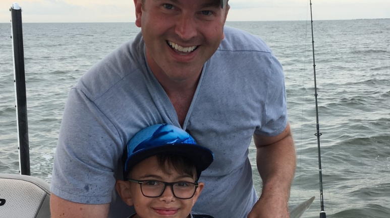 Jeff with son
